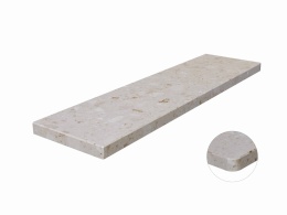 Parapet z aglomarmuru Botticino – beżowy, elegancki i trwały materiał o ponadczasowym wyglądzie i gładkim połysku