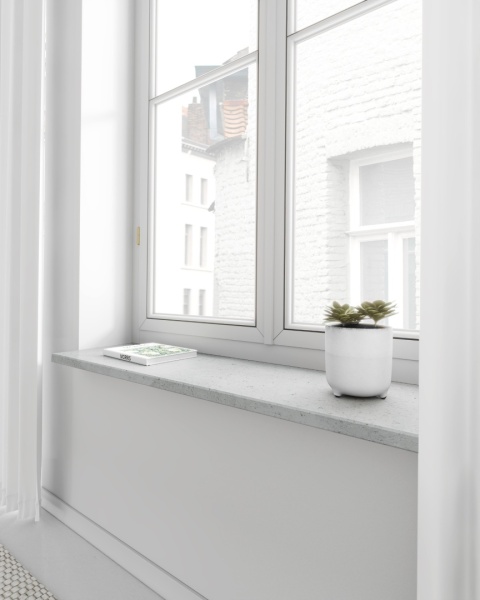 Parapet Grigio Londra z aglomarmuru – stonowany szary kolor nadający wnętrzu elegancji i lekkości