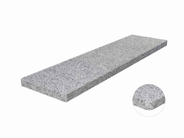 Parapety granitowe Bianco Crystal – trwały kamień naturalny o jasnej barwie i subtelnym wzorze kryształów