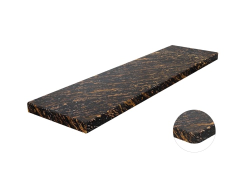 Parapet granitowy Gold Antracite FALCO – czarno-złoty kamień o luksusowym i nowoczesnym wyglądzie