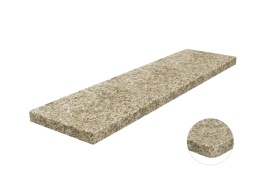 Parapet granitowy Icarai FALCO – beżowo-złoty kamień o eleganckiej strukturze, trwały i odporny na uszkodzenia