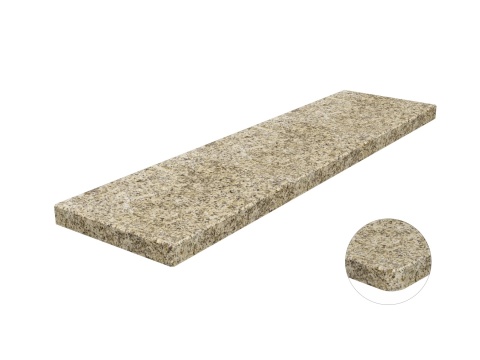 Parapet granitowy Icarai FALCO – beżowo-złoty kamień o eleganckiej strukturze, trwały i odporny na uszkodzenia