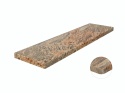 Parapet granitowy Juparana FALCO – elegancki kamień o złocisto-brązowym wzorze, trwały i odporny na uszkodzenia