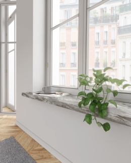 Parapet marmurowy Fantasy Brown poler – luksusowe wykończenie wnętrza z naturalnego kamienia FALCO