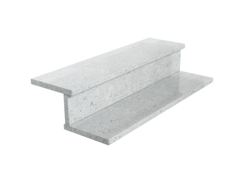 Schody z aglomarmuru Londra w szarym kolorze, eleganckie wykończenie o nowoczesnym i subtelnym charakterze