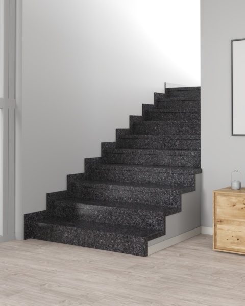 Granit Black Antracite – głęboka, czarno-szara faktura z delikatnym, naturalnym połyskiem