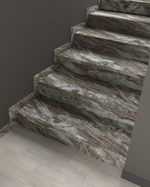 Schody z marmuru Fantasy Brown Mat – stylowe, trwałe i naturalne wykończenie wnętrz w eleganckiej tonacji brązów