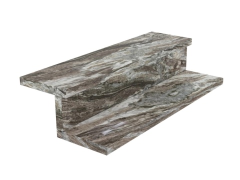 Stopień z marmuru Fantasy Brown Połysk – naturalny kamień o wysokim połysku i wyrazistym rysunku żył