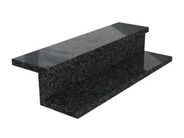 Granit Impala oryginalna RPA – elegancki, głęboki grafitowy odcień