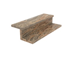 Stopień z granitu Juparana – trwały i stylowy kamień o ciepłej barwie i unikalnym wzorze, doskonały do wnętrz i na zewnątrz