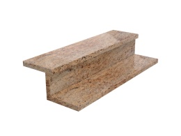 Granit Shivakashi – elegancki kamień o beżowo-różowej barwie z falistym rysunkiem i naturalnym połyskiem