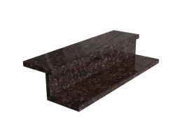 Schody z granitu Tan Brown – elegancki brązowo-czarny kamień o połyskującym, ciepłym wykończeniu