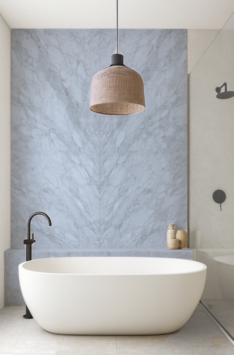 łazienka z dolomitem Calacatta Columbus