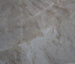 Tekstura kwarcytu Taj Mahal w wykończeniu szczotkowanym z delikatnymi beżowo-złotymi żyłami.