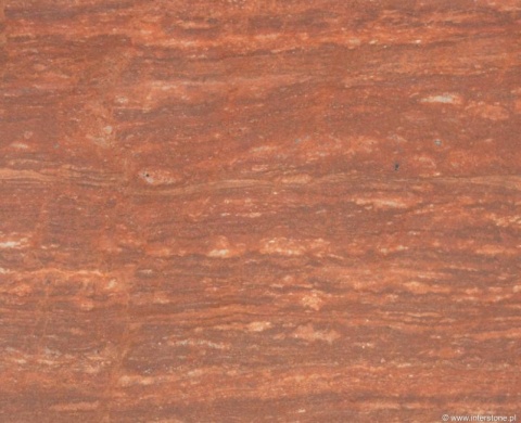 Zbliżenie struktury kwarcytu Terracotta w odcieniach ceglastych i rdzawych