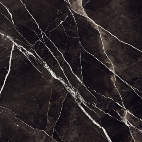 Marazzi Marble Look Calacatta Black Lux – czarny marmur z wyrazistym białym żyłkowaniem, wykończenie polerowane