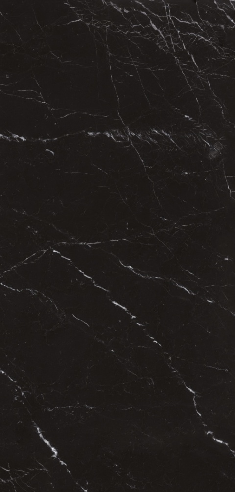 Spiek Marazzi Elegant Black – jednolita czarna kolorystyka z subtelnymi cienkimi żyłkami inspirowanymi marmurem