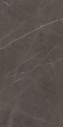 Spiek Marazzi Marble Look Imperiale Faccia A– grafitowa powierzchnia marmurowa z cienkimi jasnymi żyłkami