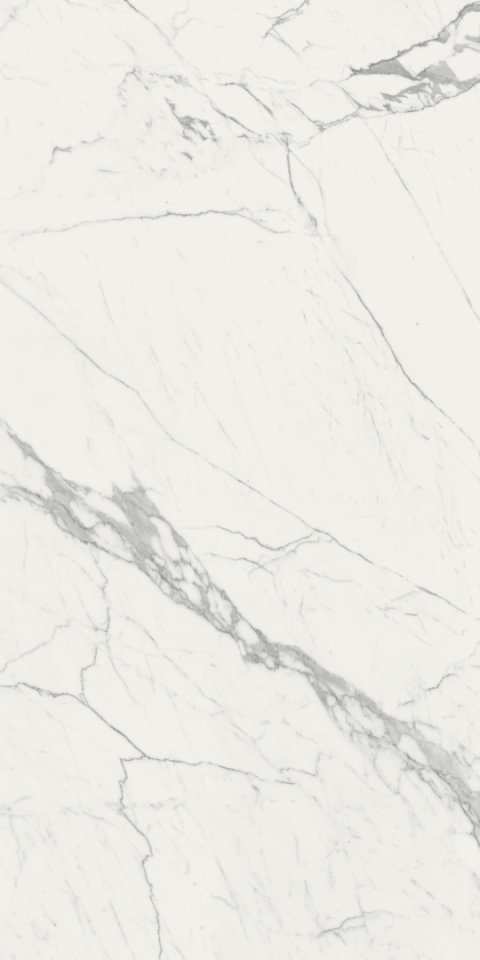 Spiek kwarcowy Marazzi Marble Look Statuario Faccia A – biały marmur z delikatnymi szarymi żyłkami