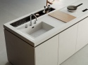 Blat i zabudowa z Marazzi Berici Grigio – elegancki szary spiek o kamiennym wykończeniu