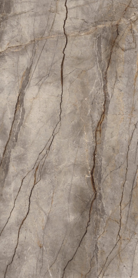 Marazzi Silver Root Grey – chłodnoszary spiek kwarcowy z wyraźnym marmurowym użyleniem i naturalną strukturą