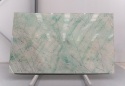 Cała płyta Da Vinci, kwarcyt naturalny, miętowo-seledynowy z szarym użyleniem z wykończeniem polerowanym
