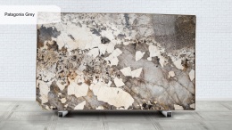 Kwarcyt naturalny Patagonia Vanila, polerowany, beżowo-waniliowy