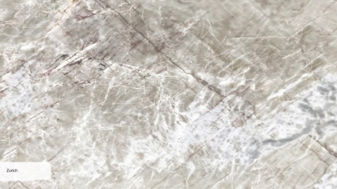 Kwarcyt naturalny Zurich, polerowany, jasnoszary z użyleniem