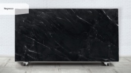 Kwarcyt naturalny Negresco, wykończenie skórzane