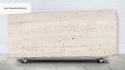 Cała płyta Trawertyn naturalny White Travertine Veincut, piaskowany, biało-beżowy