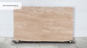 Cała płyta Trawertyn naturalny Ivory Travertine Veincut, beżowy, liniowa struktura