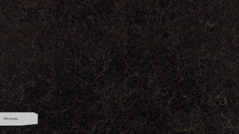 Avant Quartz 7005 Gordes poler 20 mm ciemny konglomerat kwarcowy z brązowym kamiennym rysunkiem