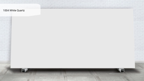 Avant Quartz 1004 White Quartz poler biały konglomerat kwarcowy o jednolitej minimalistycznej powierzchni