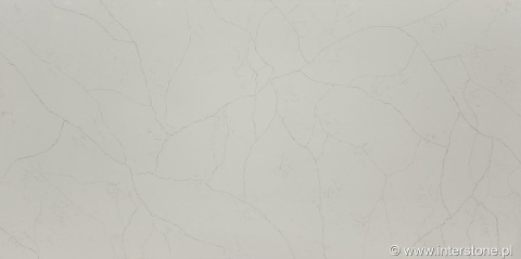 InterQ Biancone Polished 20 mm – jasny konglomerat kwarco-granitowy z delikatnym szarym użyleniem