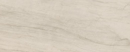 Płyta spieku Laminam Rare Mont Blanc w jasnym odcieniu złamanej bieli z delikatnym pionowym rysunkiem kamienia