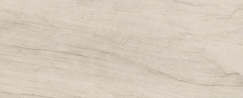Płyta spieku Laminam Rare Mont Blanc w jasnym odcieniu złamanej bieli z delikatnym pionowym rysunkiem kamienia