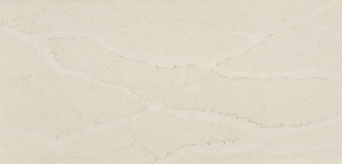 Silestone Calacatta Tova poler – jasny kremowy konglomerat z subtelnym, naturalnym użyleniem