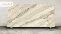 Detal powierzchni Keralini Breccia Stone Beige z jasnym kamiennym rysunkiem