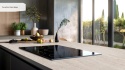 Blat kuchenny wykonany z beżowego  spieku Travertino Stone Beige