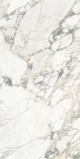 SapienStone Arabescato Polished 12 mm z jasną bazą i szaro-beżowym marmurowym użyleniem