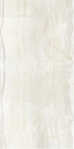 SapienStone Bright Onyx Natural 12 mm z jasną mleczną bazą i subtelnym onyksowym rysunkiem