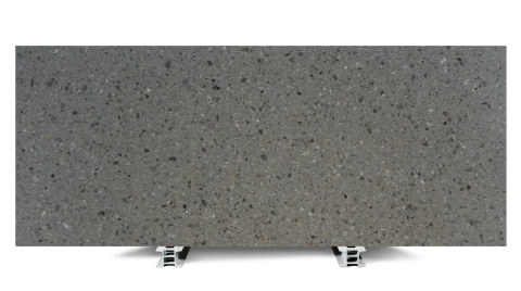 Brachot Terrazzo Ceppo honed szare terrazzo z grafitowym i jasnym kruszywem o wyrazistej strukturze