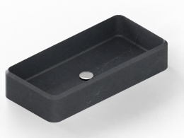 Umywalka Integrity Evita L Silestone Charcoal Soapstone Poler