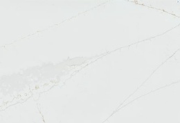 Próbka Silestone Ethereal Glow z jasną powierzchnią, subtelnymi szarymi liniami i ciepłymi akcentami