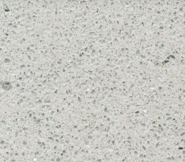 Silestone Blanco Stellar 13 jasna powierzchnia z drobną krystaliczną strukturą