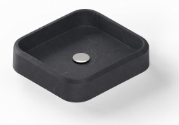 Umywalka Integrity Marie S Silestone Charcoal Soapstone w ciemnym grafitowym kolorze