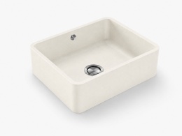 Próbka Silestone Blanco Zeus w jasnej, jednolitej białej kolorystyce