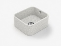 Zlewozmywak Integrity Due S Silestone Blanco Stellar 13 o kompaktowej formie i jasnej drobnoziarnistej strukturze