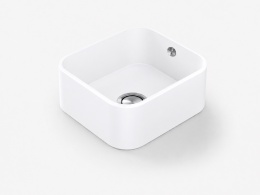 Zlewozmywak Integrity Due S Silestone Miami White 17 o kompaktowej formie i jasnej białej kolorystyce