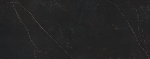 Płyta Dekton Kelya 8 mm mat z wyraźnym białym użyleniem na ciemnym tle